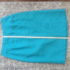 Turquoise Midi Skirt